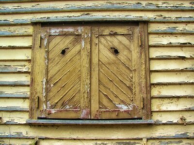 Window shutters wood photo