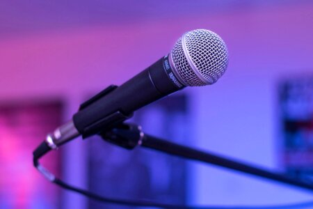 Beautiful Photo microphone music