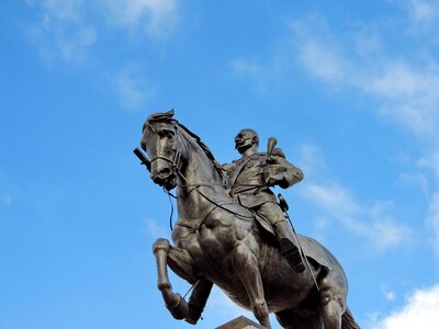 Bronze horse king photo