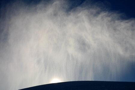 Fog sun backlighting