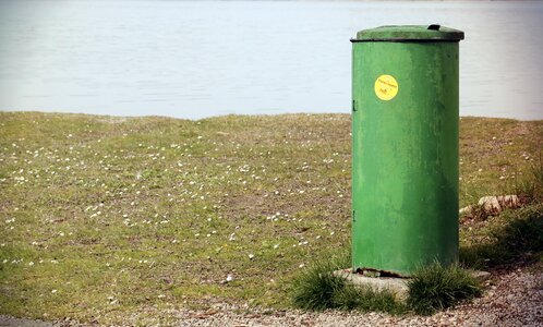 Waste bins nature environment