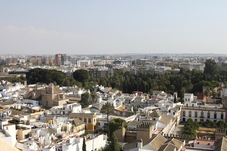 Andalusia houses from above photo