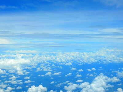 Airplane view environment