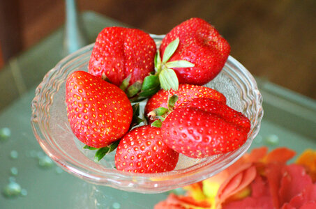Strawberries In A Bowl photo