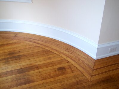House decor circular room interior