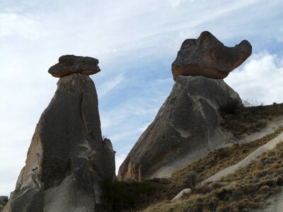 ürgüp fairy chimneys mushroom shape