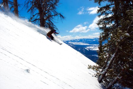Cold landscape mountain