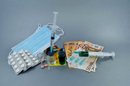 Cure drugs face mask