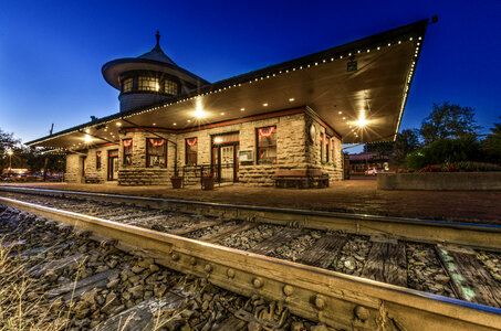 Amtrak train station photo