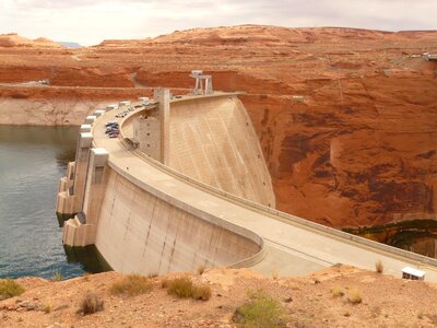 Arizona lake powell dam photo