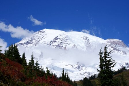 Snow beautiful landscape photo