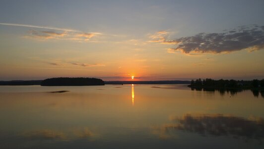 Finland evening lake