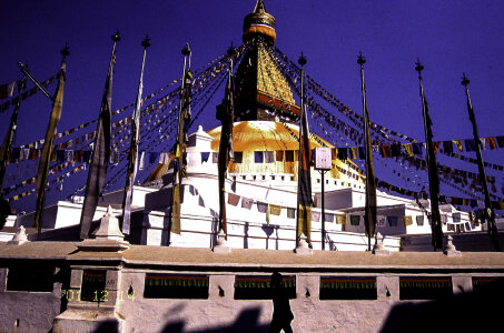 Boudhanath building in Kathmandu, Nepal photo