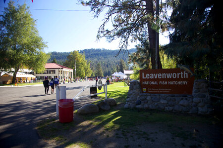 Leavenworth National Fish Hatchery sign-6
