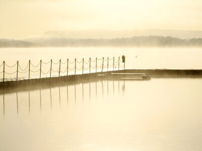 Boating landscape pier