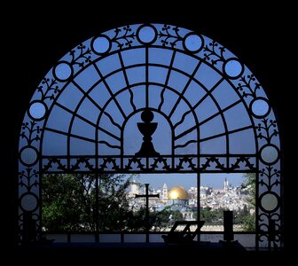 Mount of olives franciscan holy photo