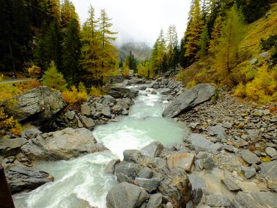 Gran paradiso national park autumn