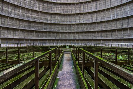 Abandoned architecture construction
