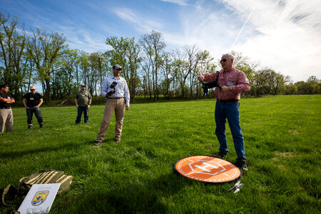 Students learn how to operate Unmanned Aircraft Systems -4