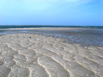 Beach sand waves