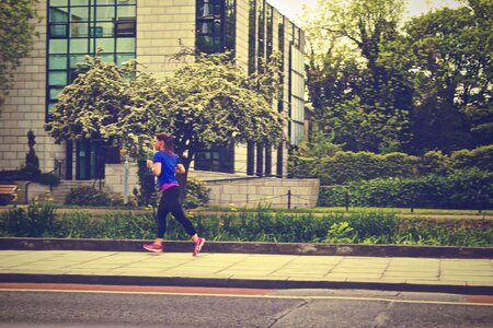 Woman Running photo