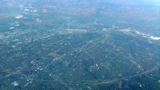 Aerial Photography view of San Jose, California photo