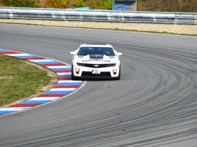 Pace car driving vehicles photo