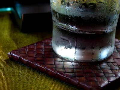 Cold Water water glass photo