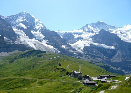Landscape wengen switzerland