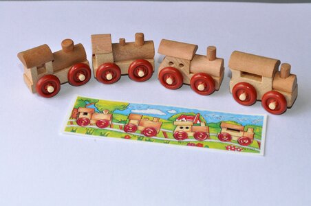 Wooden toys train toy wooden train photo
