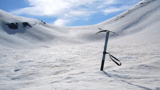 Mountain mountaineering snow photo