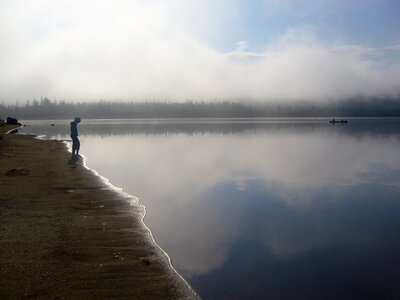 Fog clouds sky