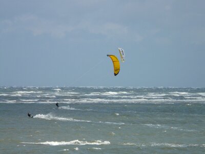 Kiteboarding steering kite sailing trend sports