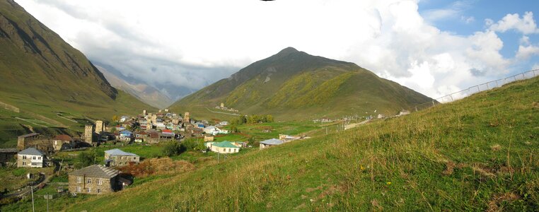 Nature landscape mountains photo