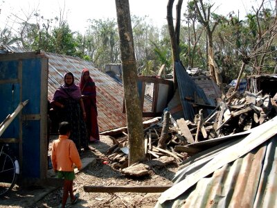 Aftermath Bangladesh cyclone