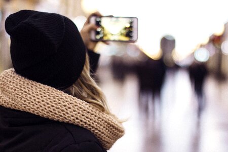 Fashion girl phone