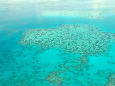 Ocean pacific aerial view