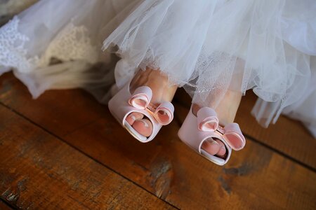 Wedding Dress shoes sandal photo