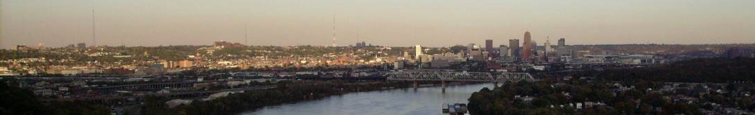 Cincinnati, Ohio skyline from Mount Echo Park photo