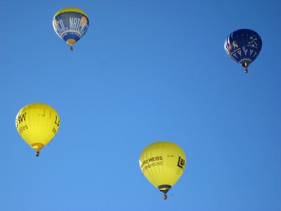 Flying summer blue