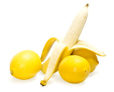 Banana and lemons photo