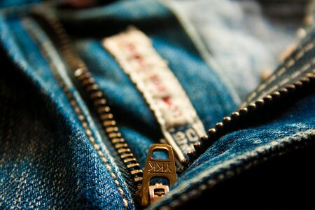 Jeans blue pocket photo