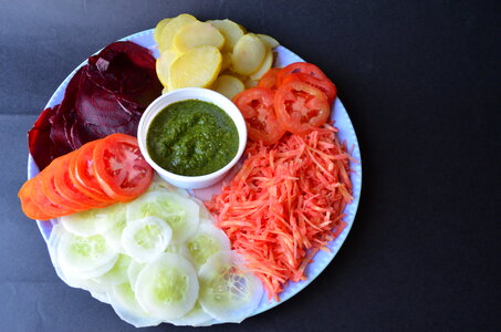 Salad Plate Chutney 4 photo