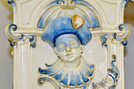 Baroque bust porcelain photo