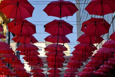 Decoration street umbrella photo