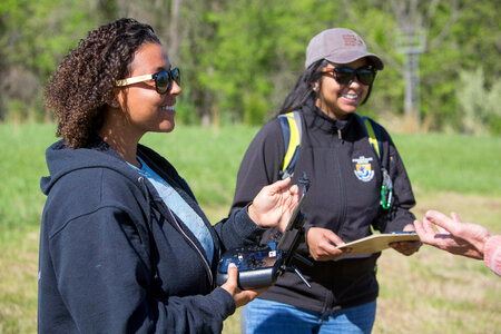 Students learn how to operate Unmanned Aircraft Systems -3