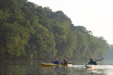 Kayaking on the Potomac River-2 photo