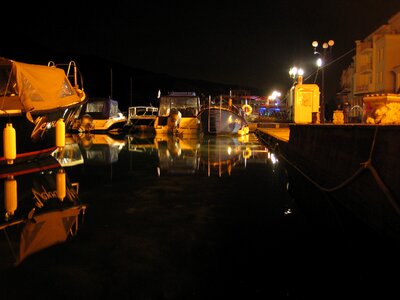 Boats harbour sea