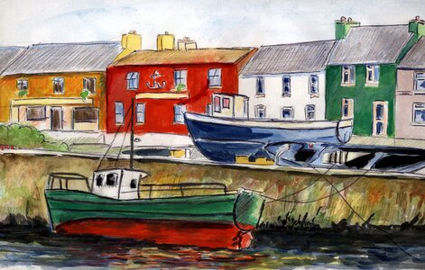 Boats sea arts