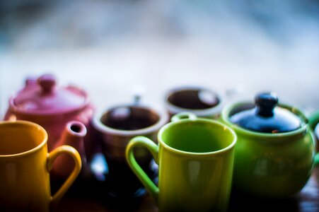 Teapot cup drink photo